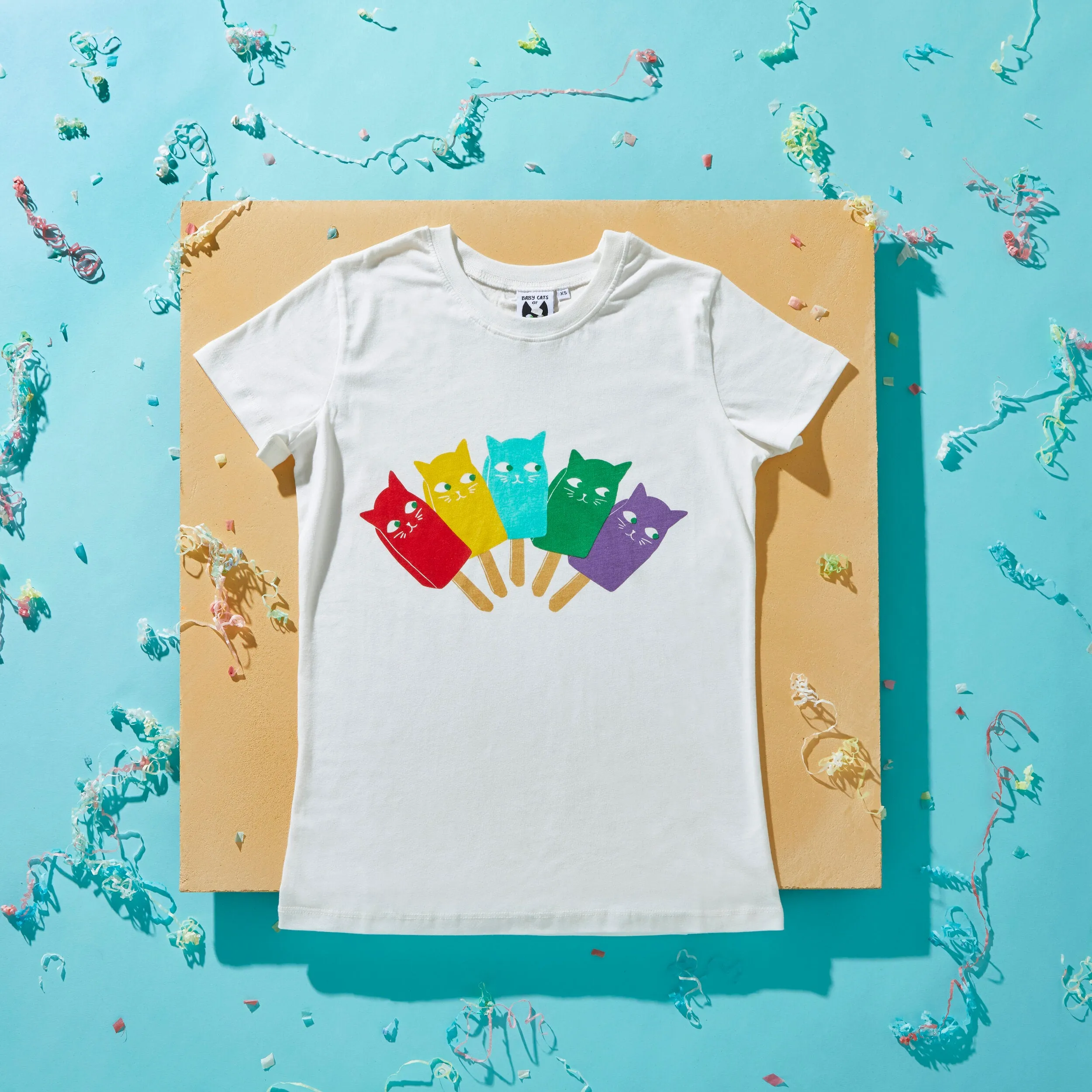 SALE Kids Catsicle Rainbow T-Shirt