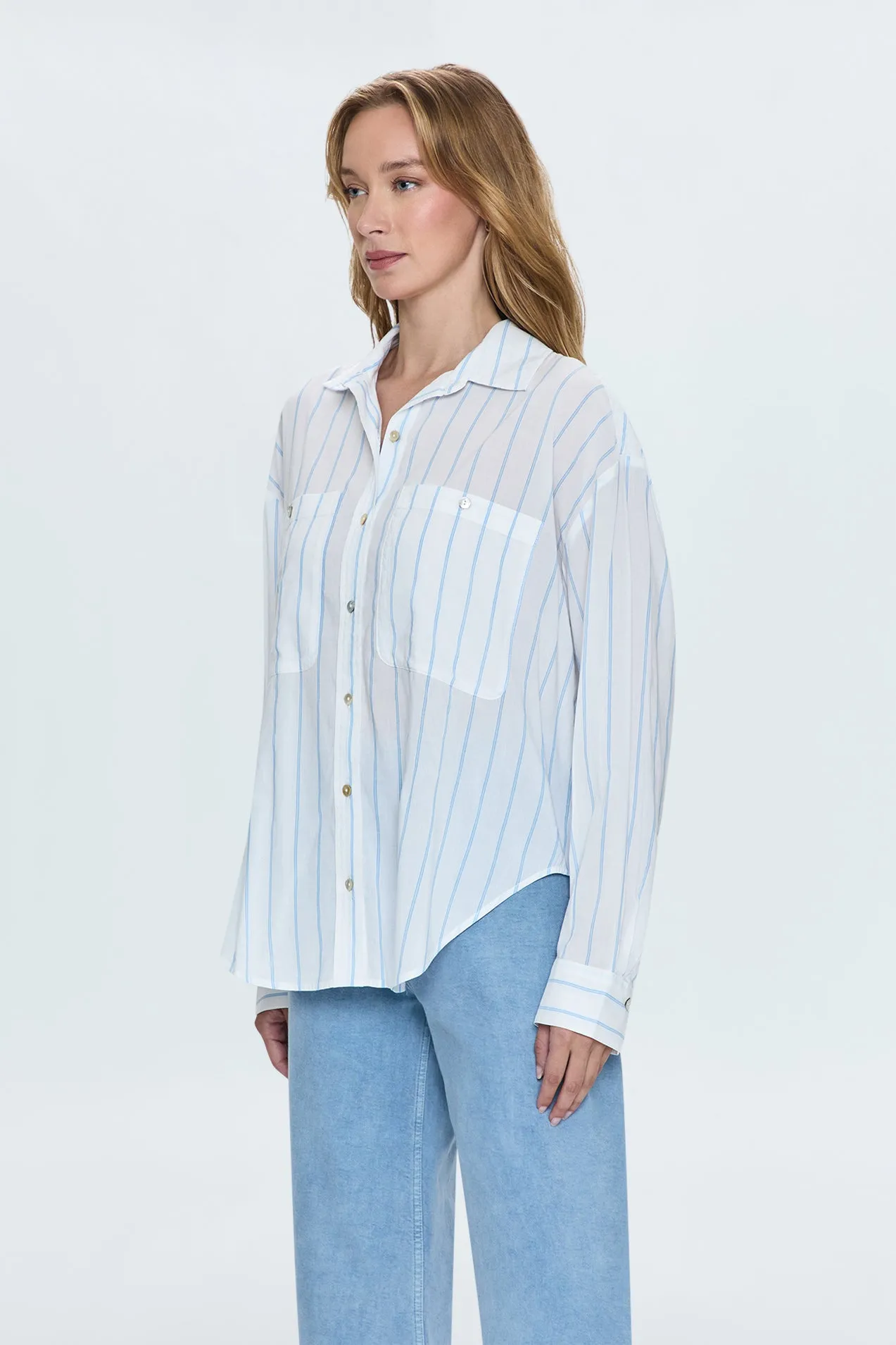 Samantha Shirt - Frost Stripe