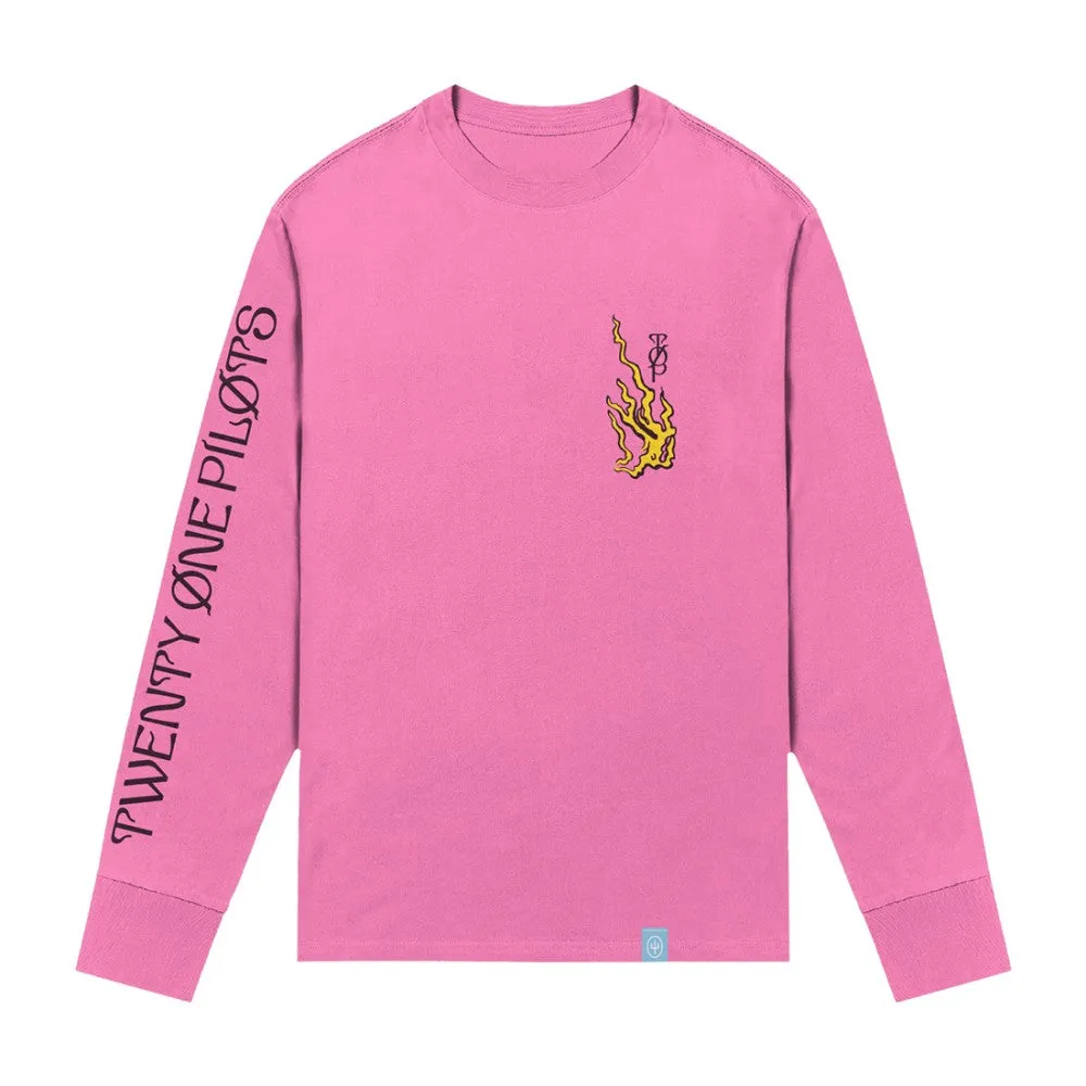 Scaled and Icy Flames Long Sleeve T-Shirt