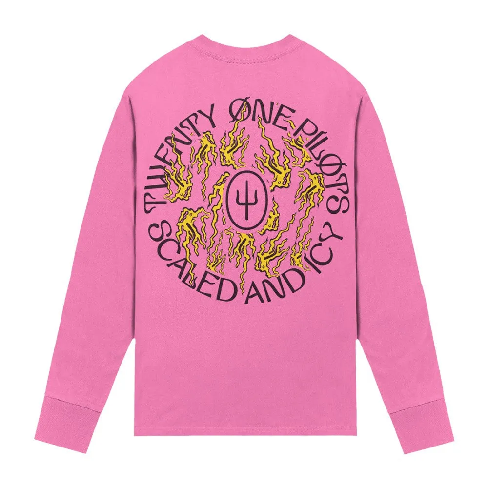 Scaled and Icy Flames Long Sleeve T-Shirt