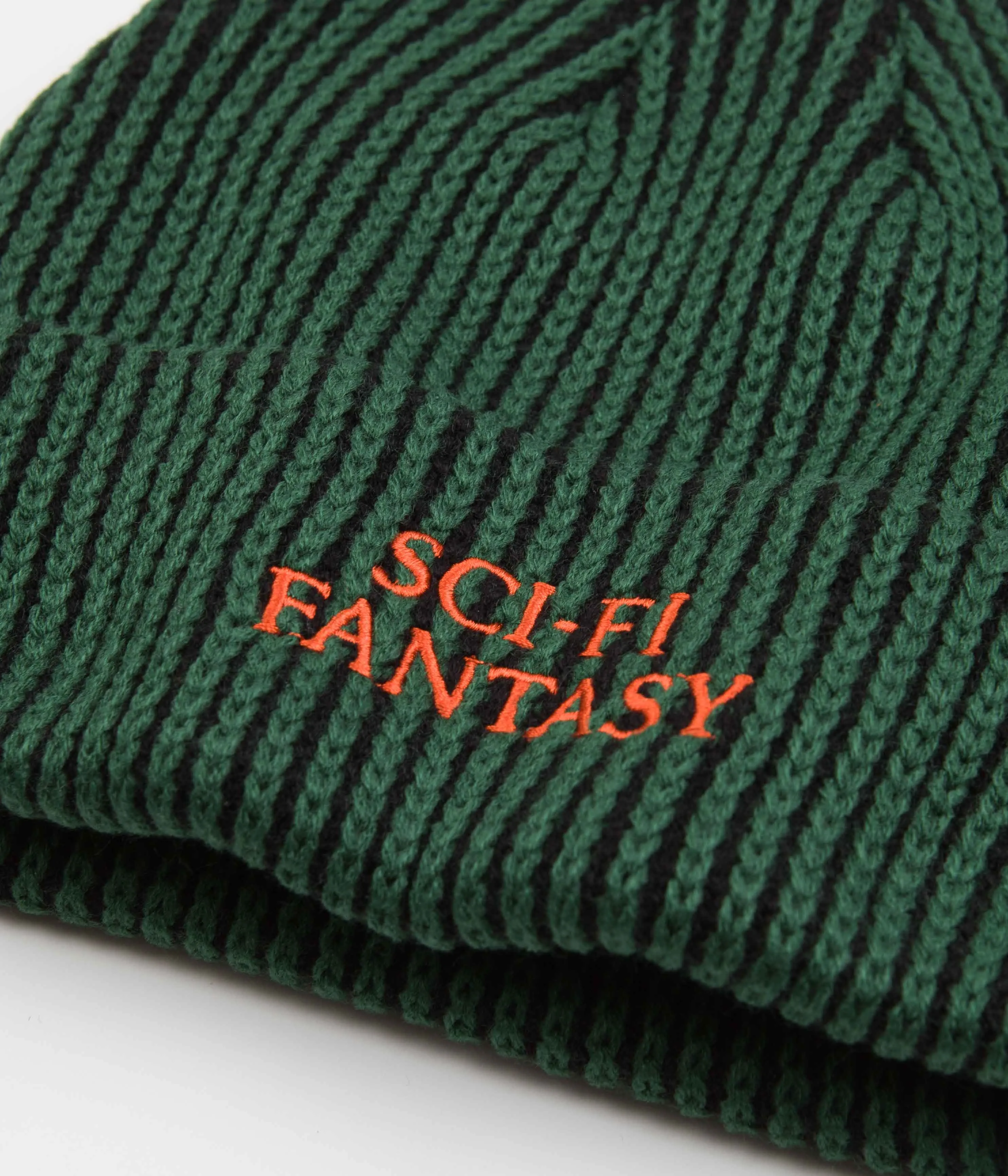 Sci-Fi Fantasy Logo Beanie - Green / Black