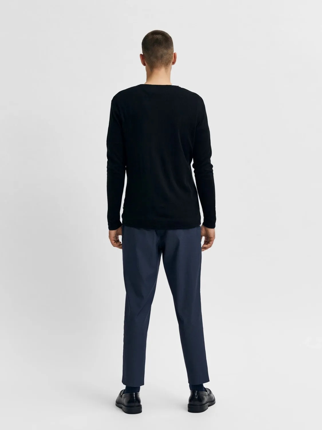 SELECTED HOMME PULLOVER ROME black