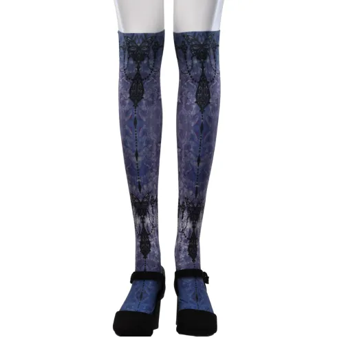 【Sheglit】シェグリット　Ulysses Crystal Over Knee　パープル
　