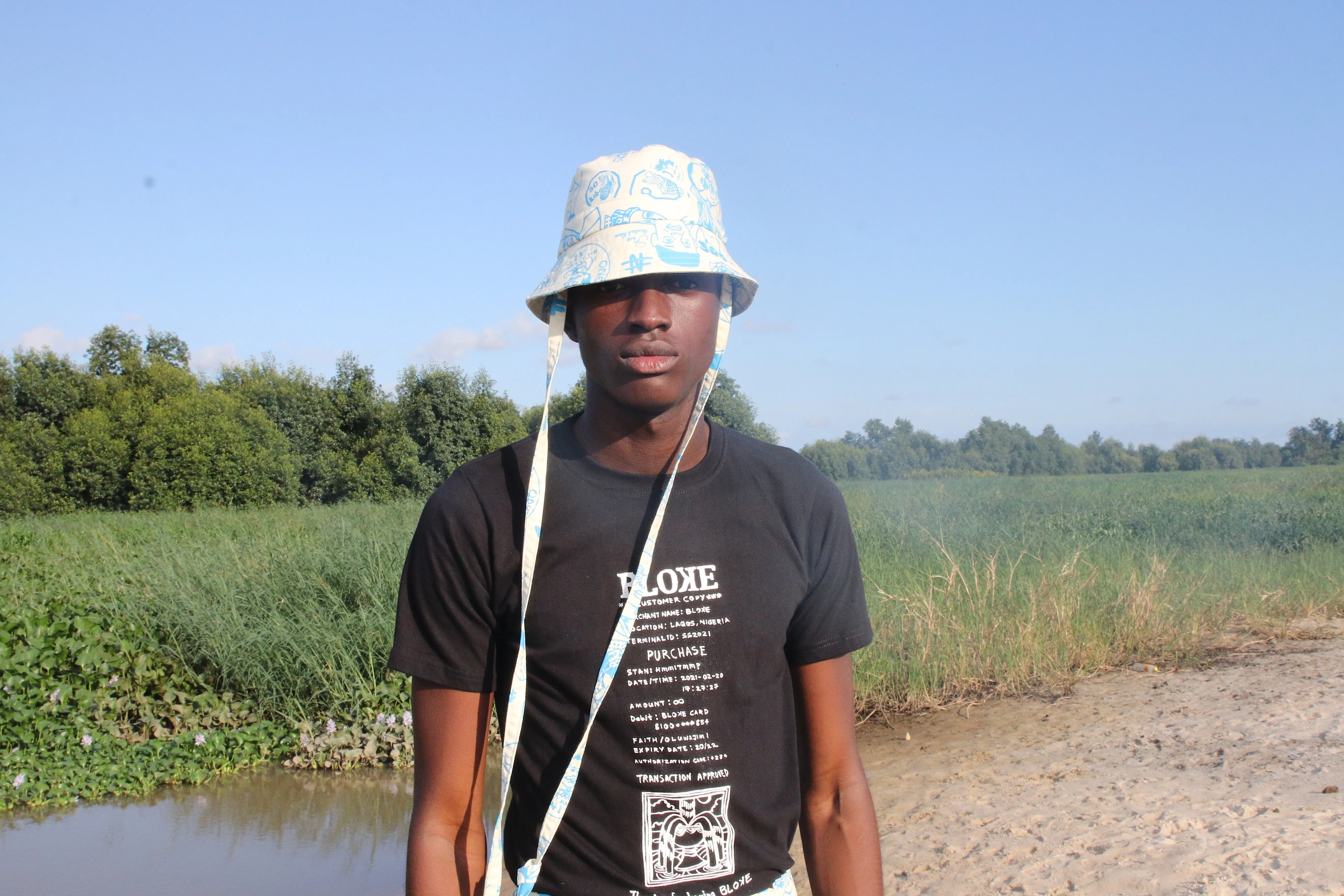 Silk-Screened T-Shirt - Black And White