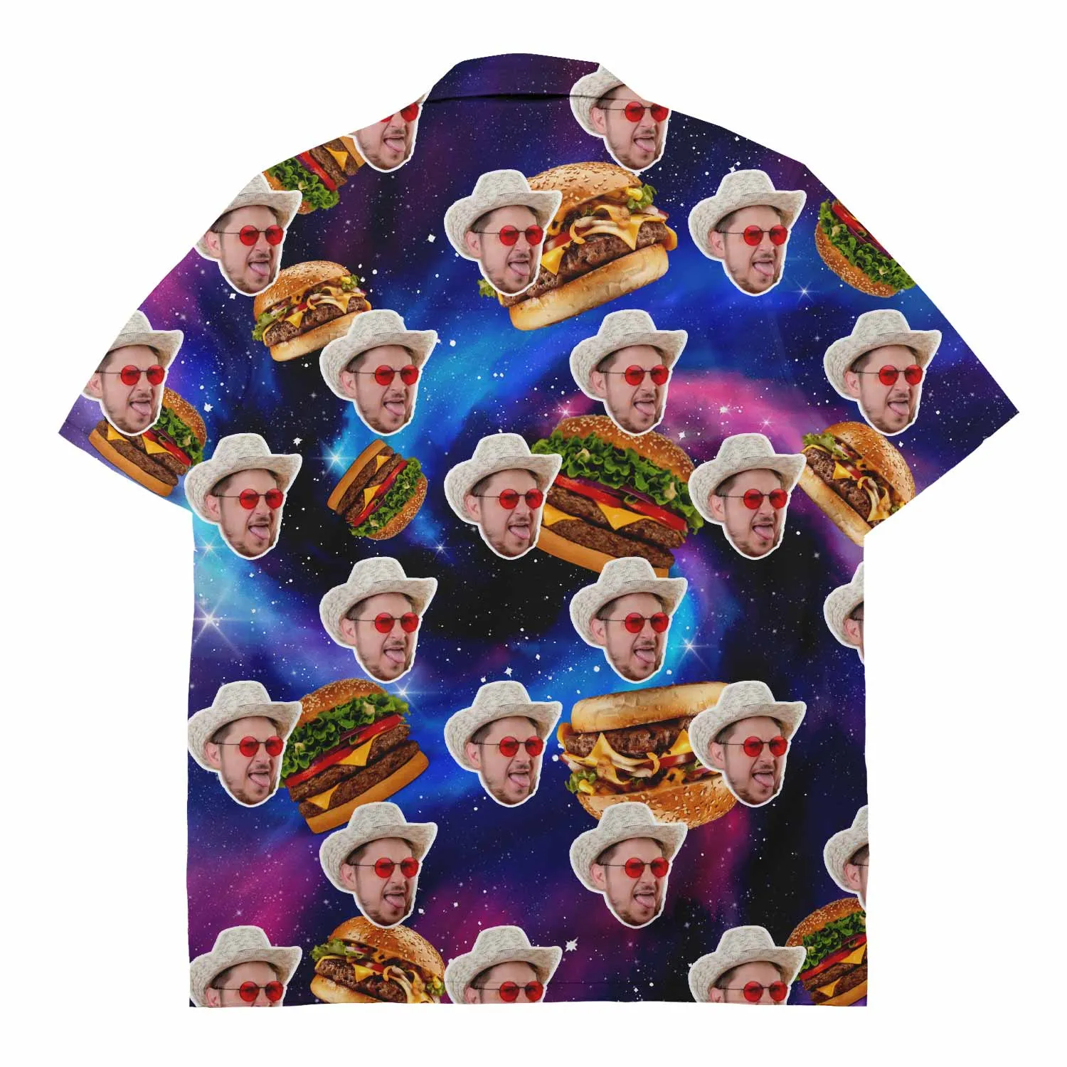 Space Burgers Custom Face Shirt