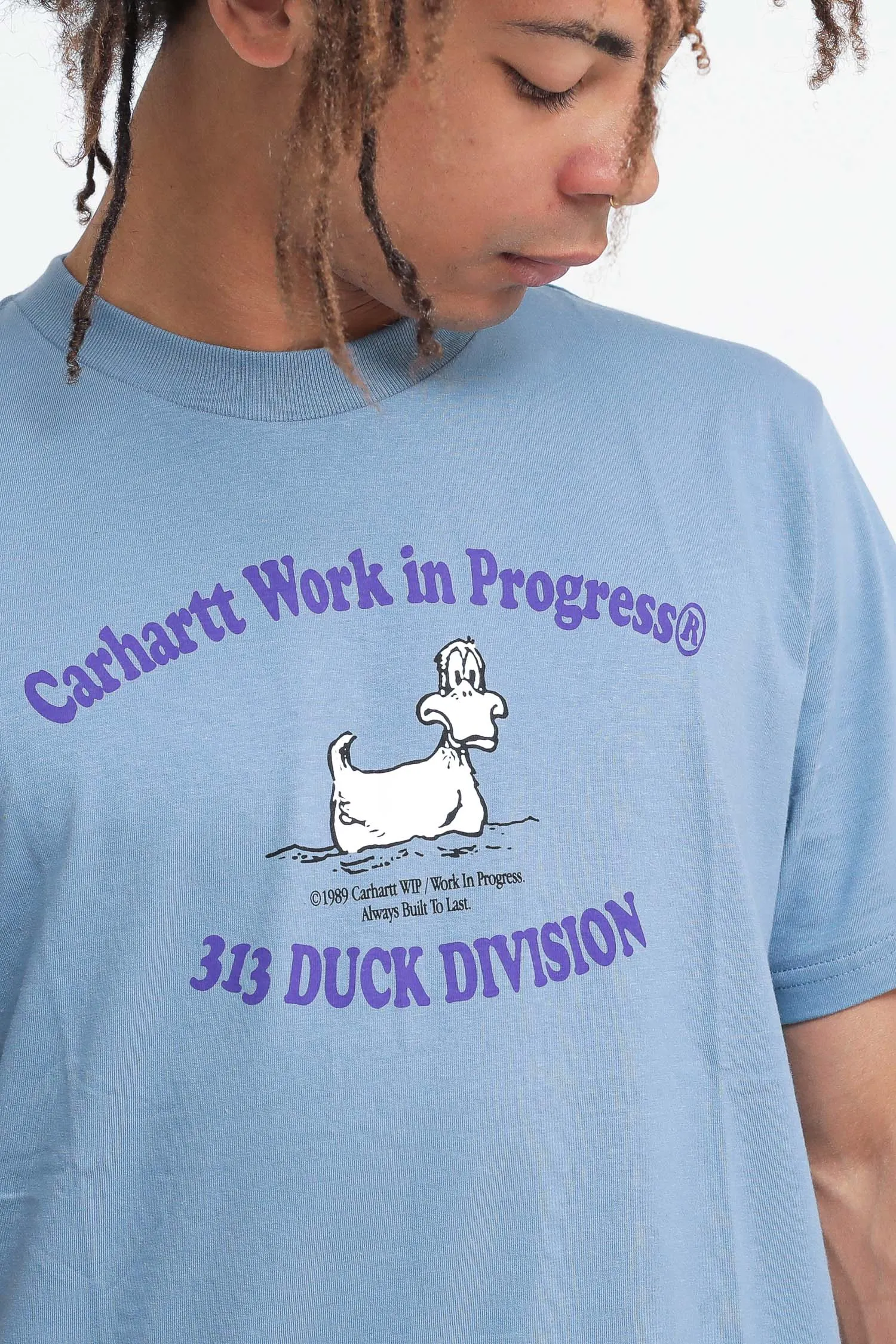 S/S 313 Duckdivision T-shirt - Icy Water