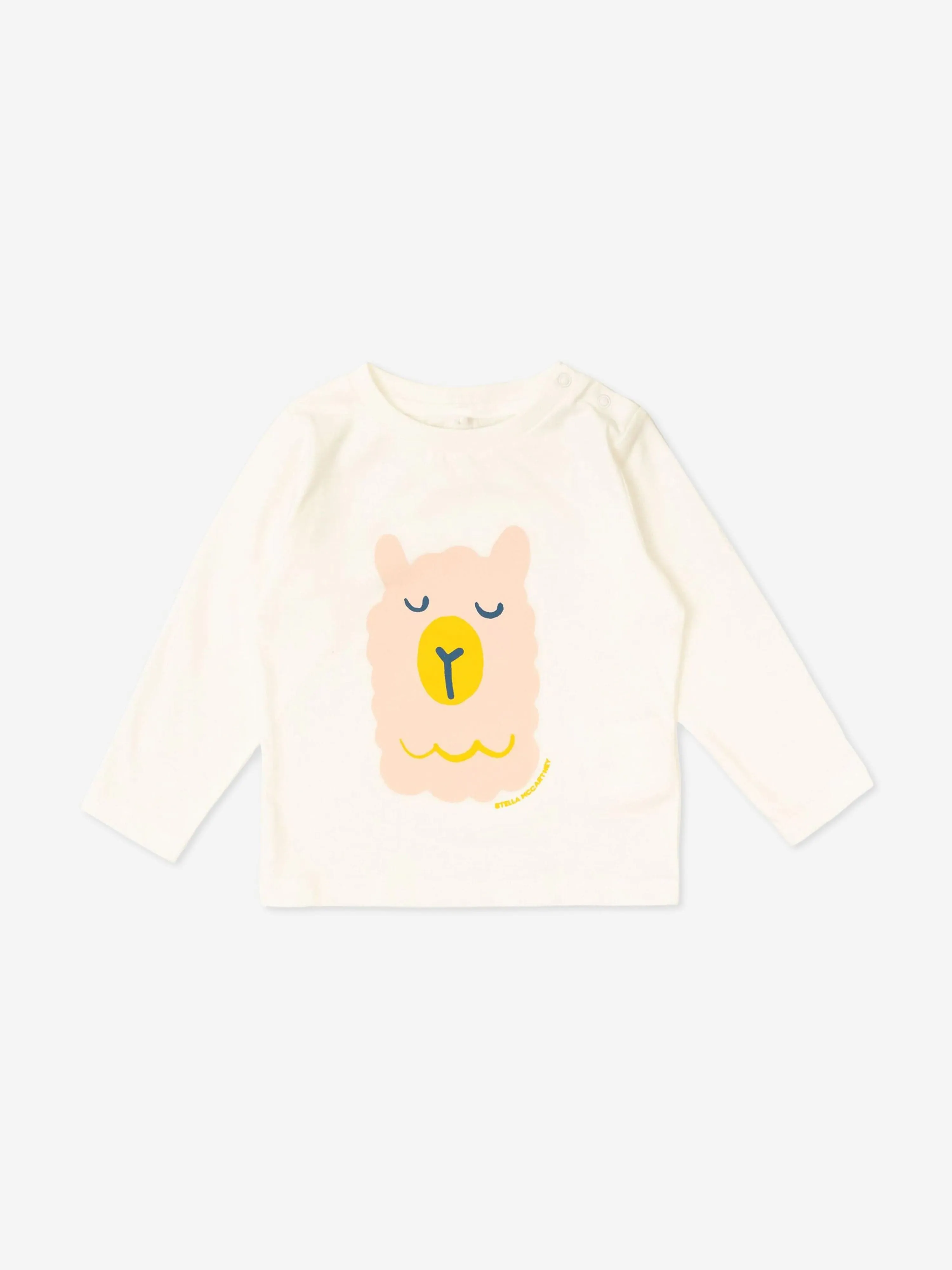 Stella McCartney Baby Girls Alpaca T-Shirt in Ivory
