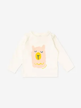 Stella McCartney Baby Girls Alpaca T-Shirt in Ivory