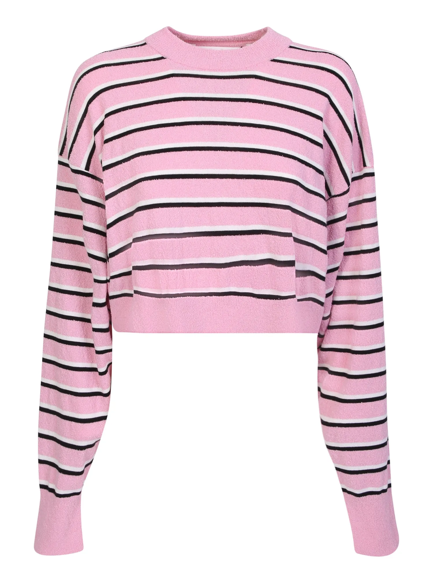 Stripes cropped pullover