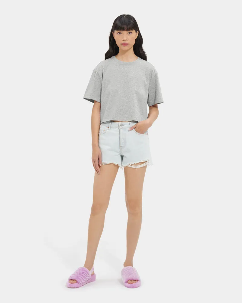 Tana Cropped Tee in Grey Heather by UGG