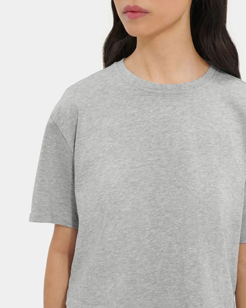 Tana Cropped Tee in Grey Heather by UGG