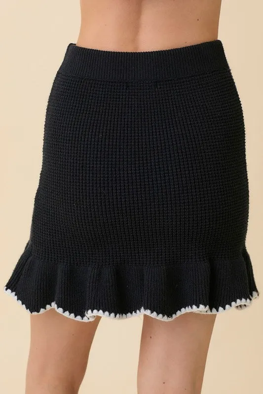 The ‘Mini Sweater Knit Skirt’