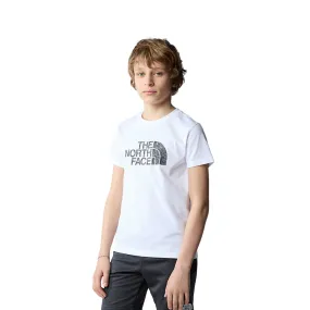 The North Face maglietta manica corta da ragazzo Easy NF0A87T6XOY bianco