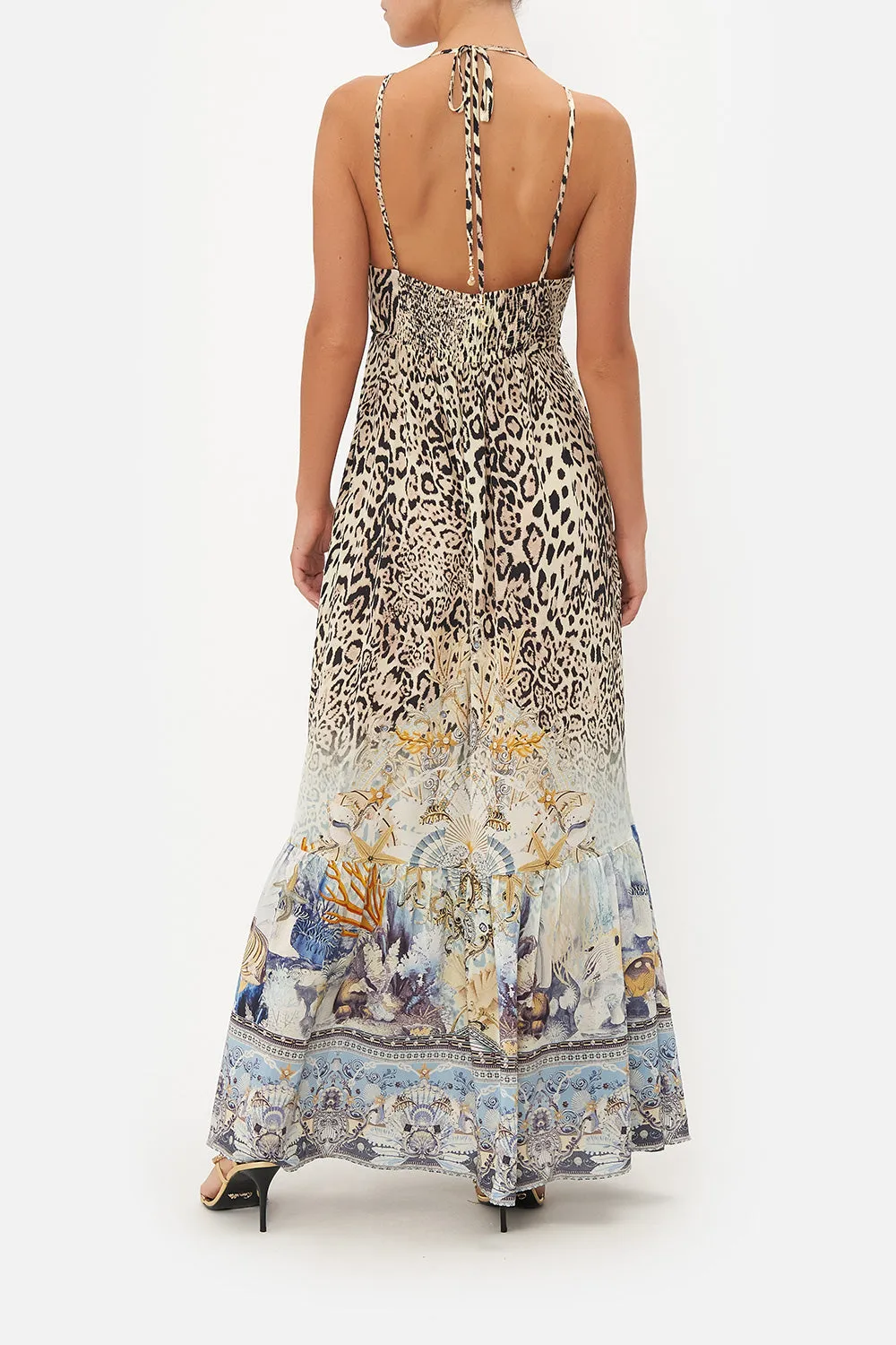 TIERED DRESS WITH HARDWARE SEAHORSE SONNET