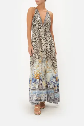 TIERED DRESS WITH HARDWARE SEAHORSE SONNET