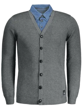 Trendy Button Up Mens Cardigan