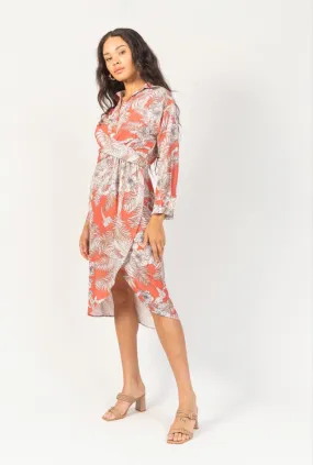 TROPICAL SHIRT DRESS