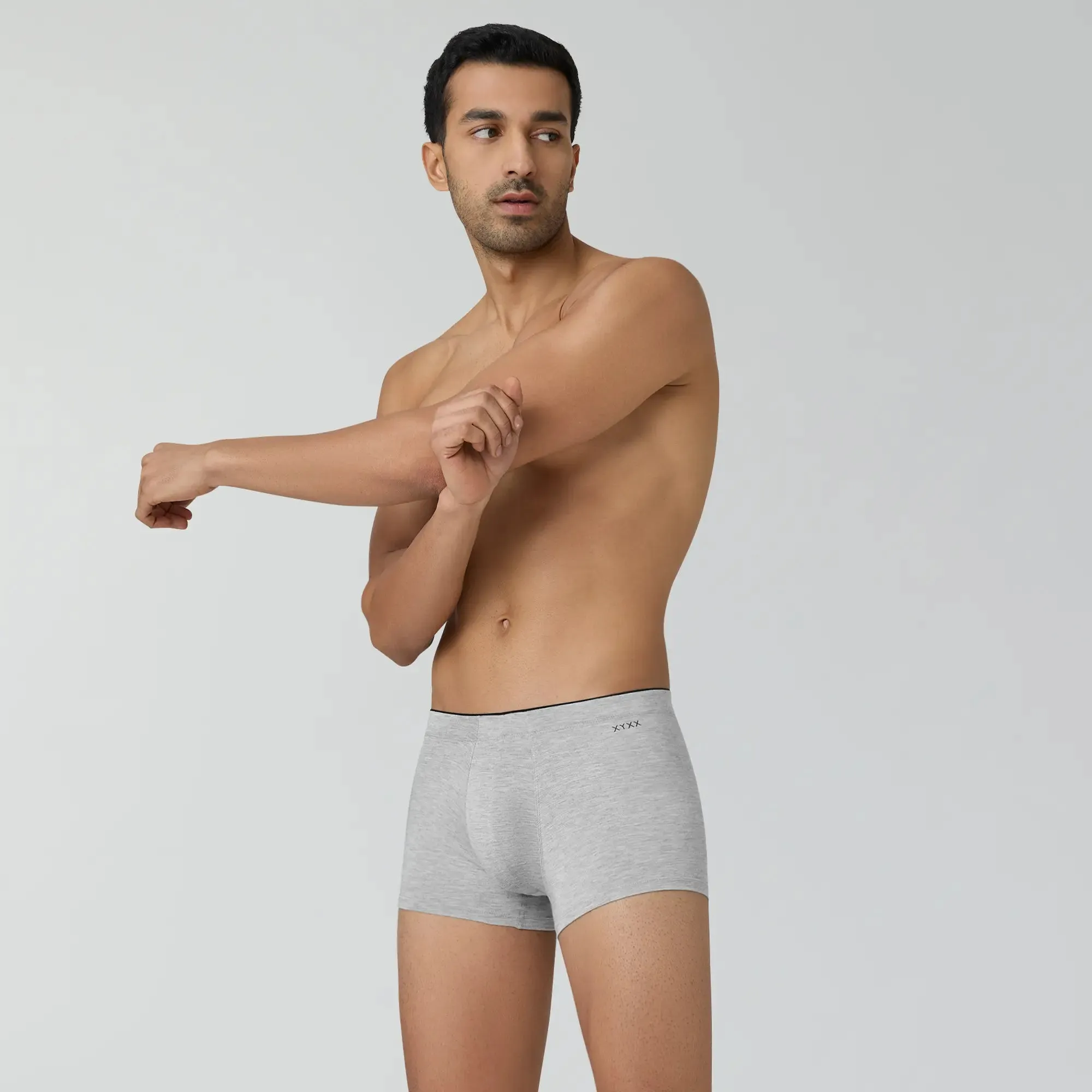 Uno Medley Modal Trunks Icy Grey