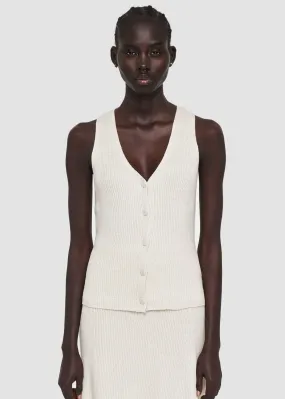 VEST LINEN BLEND