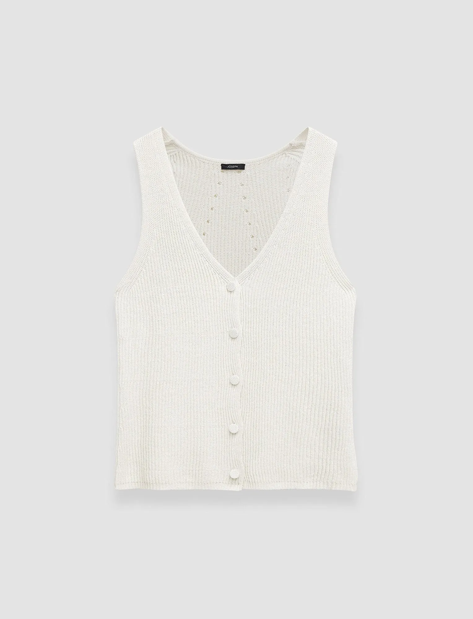 VEST LINEN BLEND