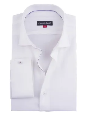 WHITE EGYPTIAN COTTON SHIRT