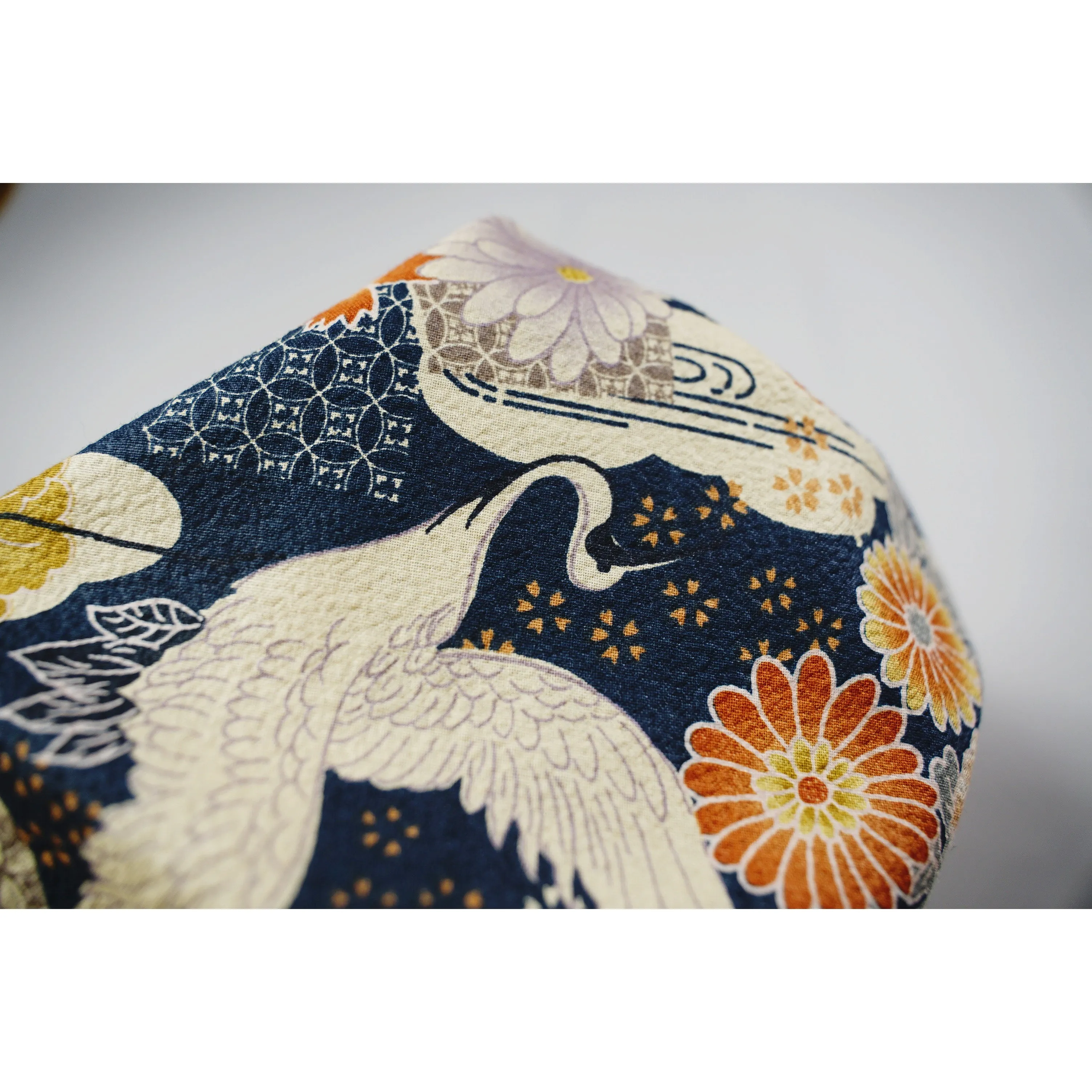 Wide Aloha Shirt - 花鶴