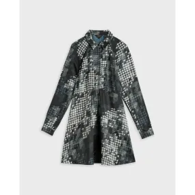Women Medinaa-Atlas Shirt Dress - Black
