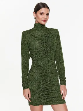 Women's Printed Dress,Green