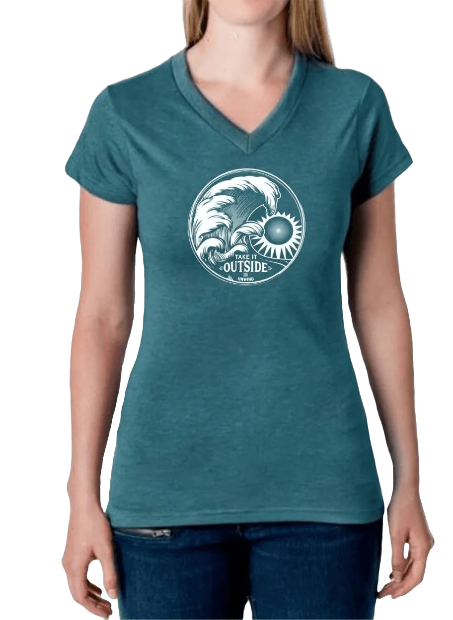 Women's Take It Outside V-Neck T-Shirt