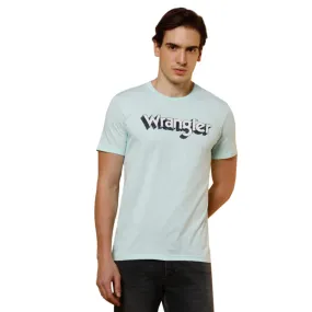 Wrangler Men's Regular Fit T-Shirt (WMTS005614_ICY Morn