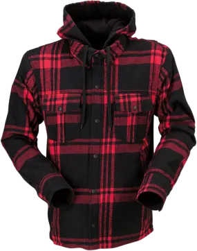 Z1R Timber Flannel Shirt - Red/Black - Medium 2820-5334