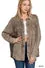 Zenana Acid Wash Oversized Waffle Shacket